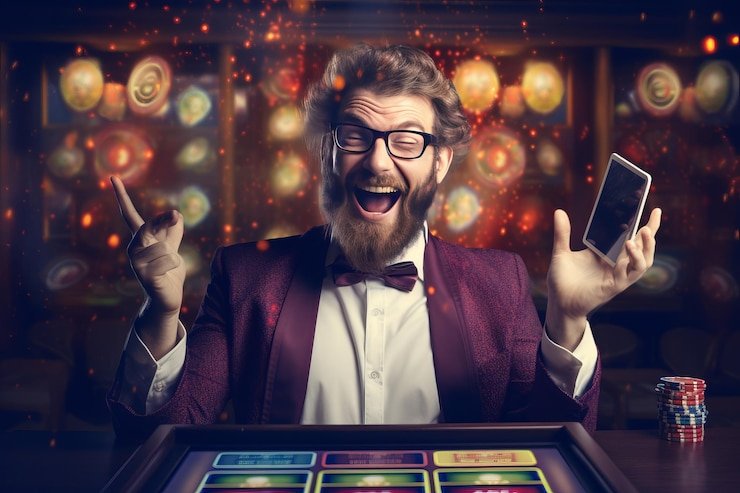 Pengguna menikmati bonus cashback eksklusif dengan tampilan antarmuka modern di aplikasi hiburan